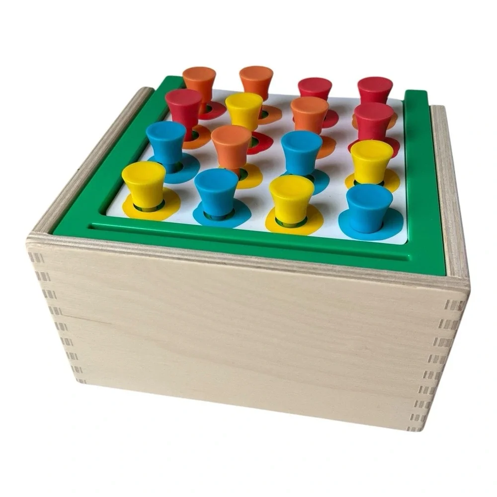 Lovevery Match & Tap Box Toy Investigator Play Kit Hammer Montessori Toddler